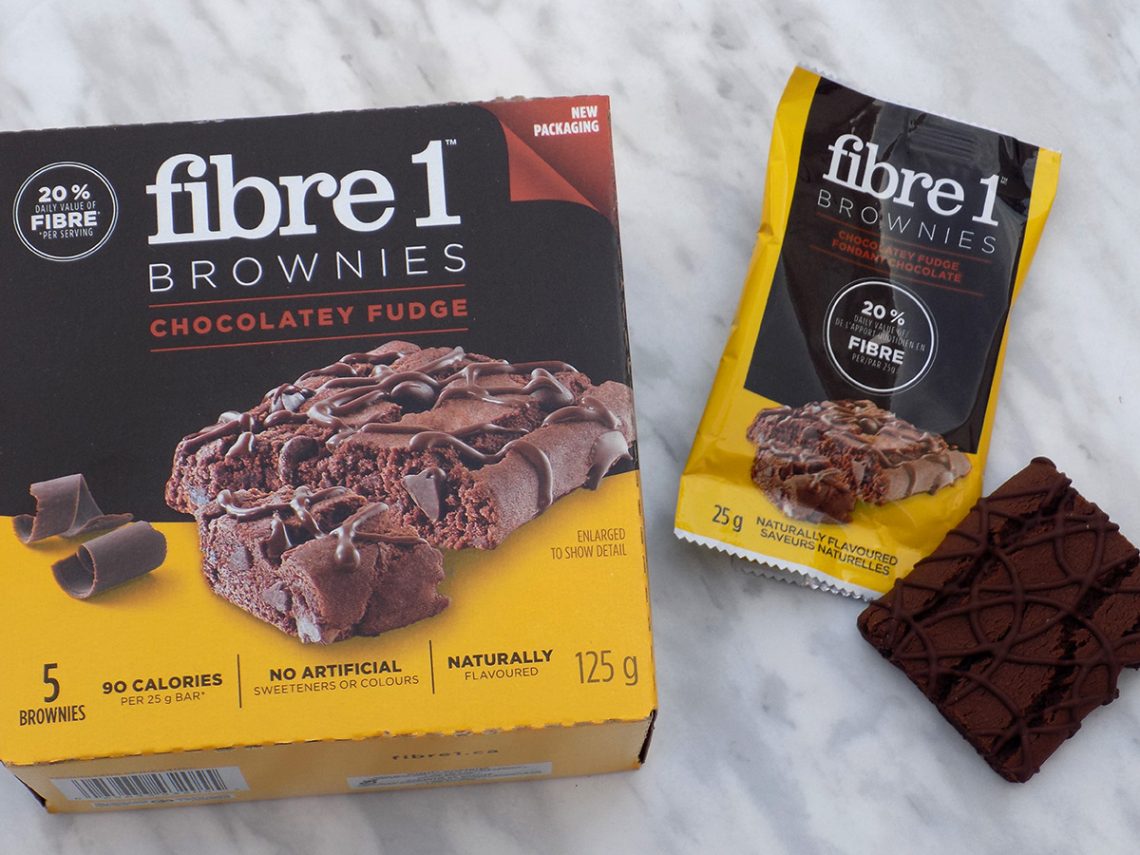 Fibre 1 Brownies Chocolatey Fudge - Low Calorie Snacks Canada